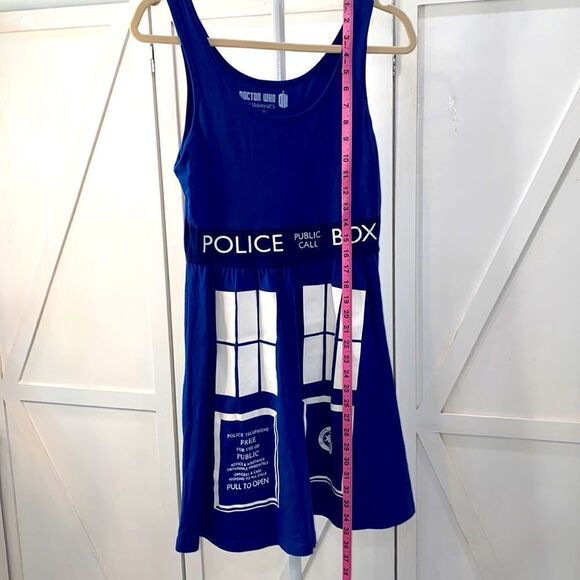 Doctor Who By Her Universe Tardis Police Public Call Box Dress Size Small - Picture 5 of 11